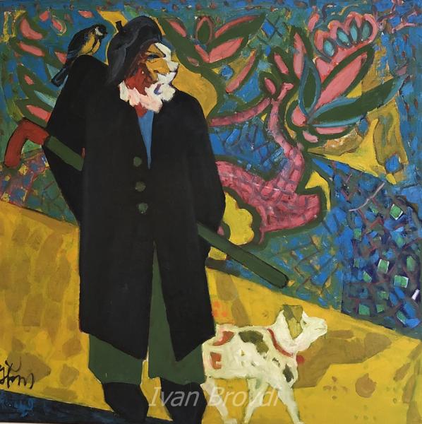 Життя продовжується. 2012. Полотно, олія. 100х100. Life goes on. 2012. Canvas, oil.