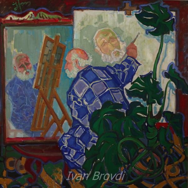 Забава. 2011. Полотно, олія. 90х90. Amusement. 2011. Canvas, oil.