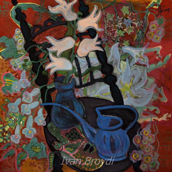 Лiто. 2010. Полотно, олія. 100х100. Summer. 2010. Canvas, oil. 100x100.