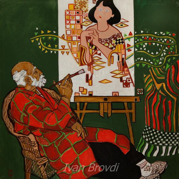 Натхнення. 2010. Полотно, олія. 100х100. Inspiration. 2010. Canvas, oil.